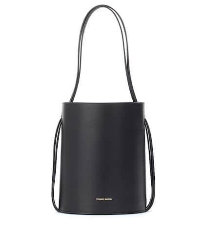 Mansur Gavriel Fringe Leather Bucket Bag