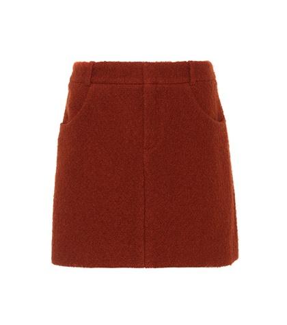 Chlo Wool Miniskirt