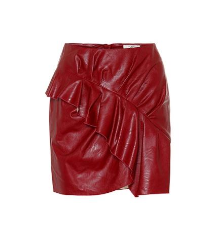 Isabel Marant, Toile Zeist Faux Leather Skirt