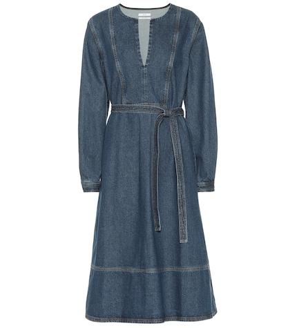 Co Belted Denim Dress