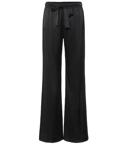 Dorothee Schumacher Satiny Perfection Wide-leg Pants
