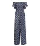 Huishan Zhang Silas Embroidered Denim Jumpsuit