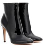 Gianvito Rossi Dree Patent Leather Ankle Boots