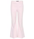 Isabel Marant Lyre Flared Cotton-blend Trousers