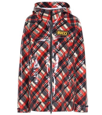 Loewe Plaid Rain Jacket