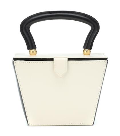 Staud Mini Sadie Leather Box Bag