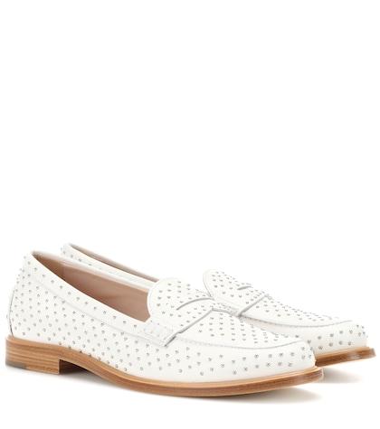 Philosophy Di Lorenzo Serafini Embellished Leather Loafers