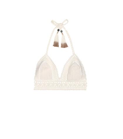 She Made Me Farah Crochet Bikini Top