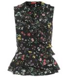 Dior Sunglasses Depeche Floral Silk Top