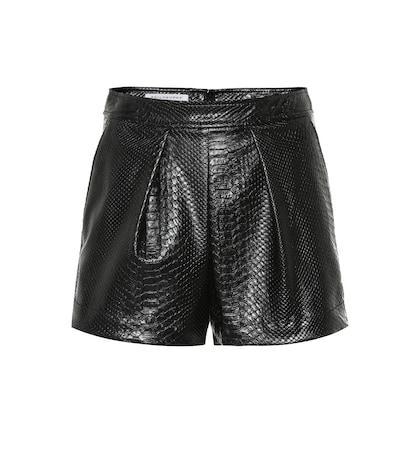 Reebok X Victoria Beckham Faux Leather Shorts