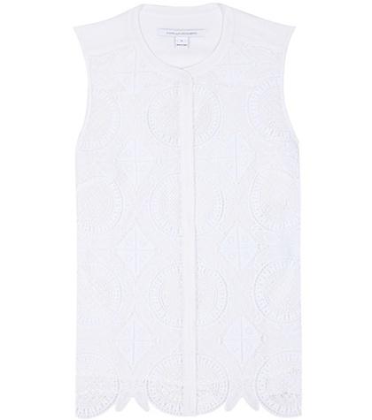 Diane Von Furstenberg Lakyn Lace Top