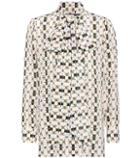 Gucci Printed Silk Pussy-bow Blouse