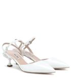 Jimmy Choo Crystal-embellished Slingback Pumps