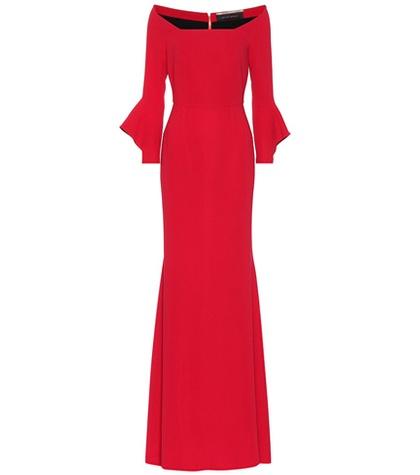 Roland Mouret Off-the-shoulder Gown