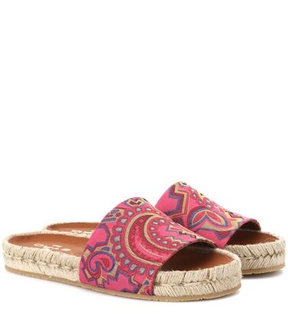 Etro Jacquard Slides