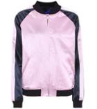 Jimmy Choo Reversible Silk Bomber Jacket