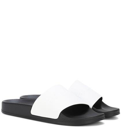 Converse Leather And Rubber Slides