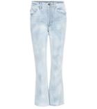 Balenciaga High-rise Raw Crop Jeans