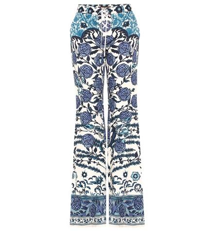 Christopher Kane Printed Flared Jeans