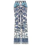 Christopher Kane Printed Flared Jeans