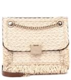 Jimmy Choo Rebel Xb Raffia Shoulder Bag