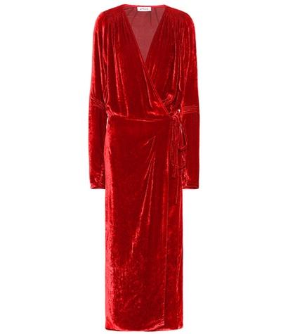 Attico Victoria Velvet Dress