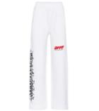 Adidas By Stella Mccartney Printed Cotton Trackpants
