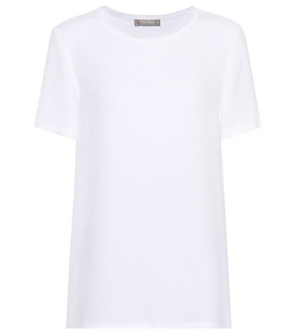 S Max Mara Clarino Silk-crêpe T-shirt