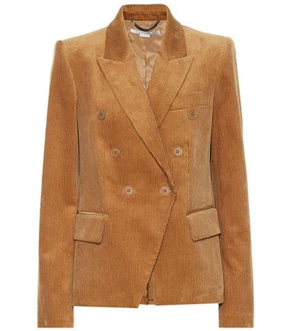 Stella Mccartney Double-breasted Corduroy Blazer