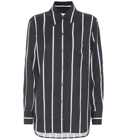 Tory Burch Bradner Striped Twill Shirt