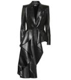 Alexander Mcqueen Asymmetrical Leather Jacket