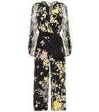 Diane Von Furstenberg Delphi Silk Cropped Jumpsuit