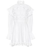 Philosophy Di Lorenzo Serafini Broderie Anglaise Cotton Minidress