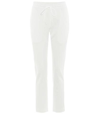 Miu Miu Matte Cotton-blend Track Pants