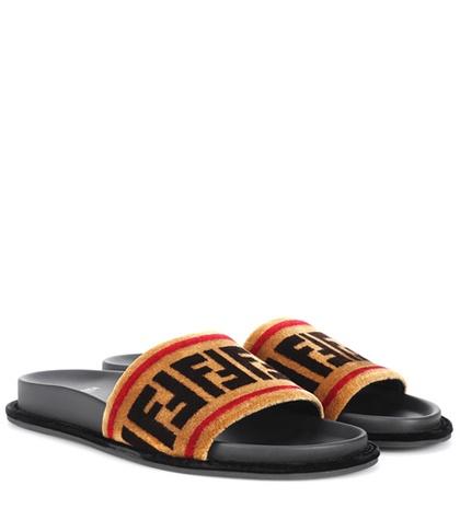 Gucci Velvet Slides