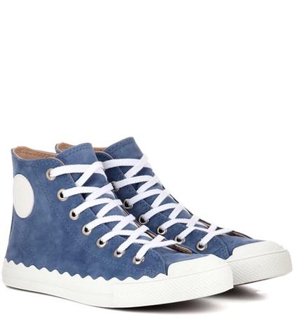 Chlo Kyle Suede High-top Sneakers