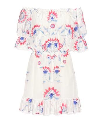 Athena Procopiou Sidre Printed Silk Dress