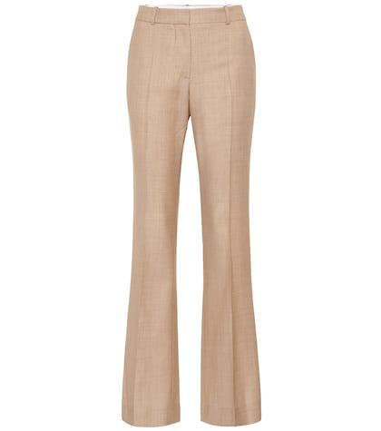 Victoria Beckham Wool High-rise Flared Pants