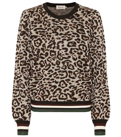 Saint Laurent Leopard-print Sweatshirt