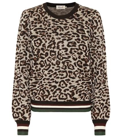 Saint Laurent Leopard-print Sweatshirt