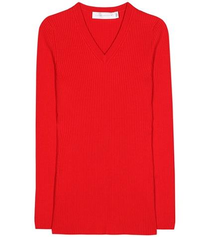 Victoria Beckham Ribbed Wool Sweater