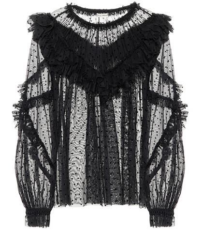 Ulla Johnson Dita Polka-dot Blouse