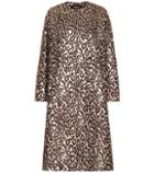 Rochas Oxford Leopard Brocade Coat