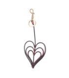 Isabel Marant Tassel Heart Leather Bag Charm