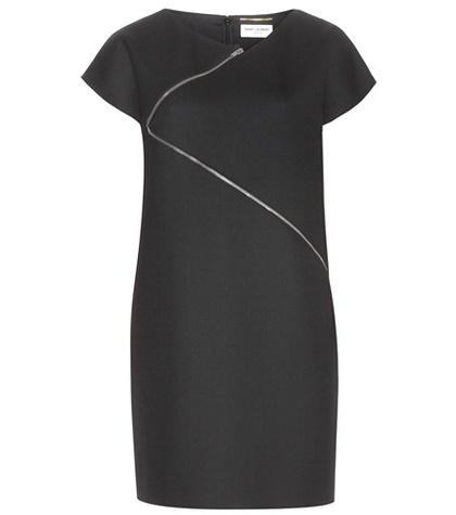 Stella Mccartney Zip-embellished Wool Dress