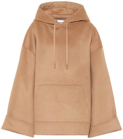 Gucci Luz Oversized Wool And Silk Hoodie