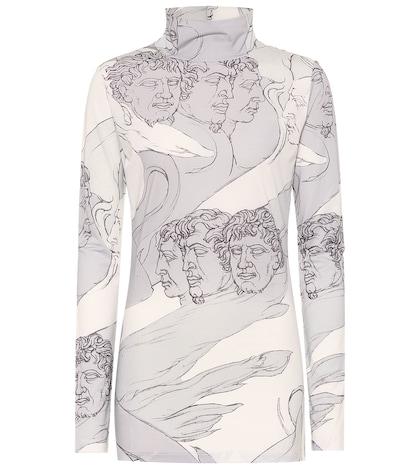 Loewe Printed Turtleneck Top