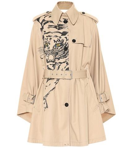 Valentino Tiger Re-edition Cotton-blend Coat