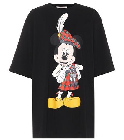 Re/done Mickey Mouse® Cotton T-shirt