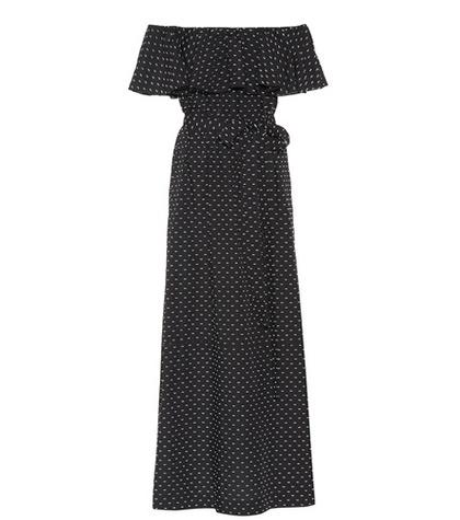 Lisa Marie Fernandez Mira Flounce Cotton Off-the-shoulder Dress